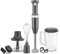 KitchenAid Cordless Variable Speed Hand Blender with Chopper and Whisk Attachment - KHBBV83, Matte Charcoal Grey