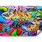 murando - Papier peint panoramique inspirant 350x256 cm - Revêtement mural décoration salon - Design moderne - Graffiti coloré inscriptions murales adolescent i-C-0179-a-a