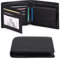 SENDEFN Portefeuille Homme en Cuir véritable Porte-Monnaie Porte-Cartes avec Blocage RFID, Rangement Pièces