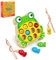 JoyPlus Magnetspiel Angelspiel Holzspielzeug 2 Jahre,Montessori Spielzeug 2 Jahre,Fische Angeln Spiel 3 Jahre,Magnetspiel Fischen Spielzeug aus Holz,Lernspielzeug Geschenk für Kinder ab 2 3 4 5 Jahre