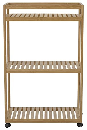 Bloomingville [W] Aden Beistelltisch, Natur, Bambus; L55xH85xW30 cm