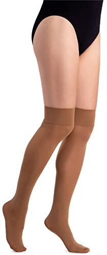 LORES Calze da donna in microfibra opache sopra il ginocchio, alte fino alla coscia, calze lunghe e calde, per cosplay, 60 denari, Visone, Taglia unica