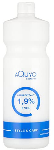 Creme Oxydant Entwickler 1,9% 1000ml (6 Volumen) für Haarfärbung, Haartönung oder Blondierung | Oxidationscreme mit Wasserstoffperoxid H2O2 | Oxidant ist frei von Duftstoffen