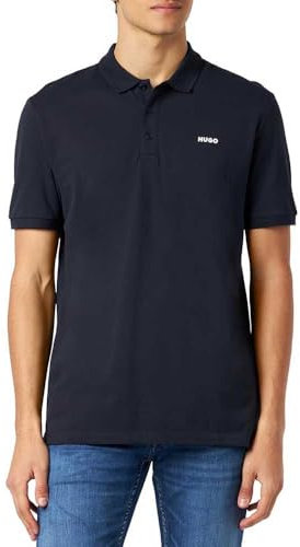 HUGO Mens Polo Shirt Navy M