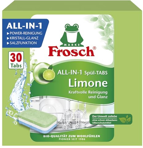 Frosch dishwashing tabs 30's Lime