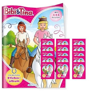 Blue Ocean Bibi und Tina Sticker 2023 – 1x Sammelalbum + 15x Stickertüten