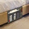 Vinsani Bedside Caddy Organiser Bed Pocket Under Couch Table Mattress Sofa Storage for Storing Books Magazines Tablet Remote Control Phone Cables Eyeglasses Holder – Black