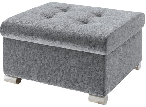 Mirjan24 Polsterhocker Niko klein Sitzbank Sitzhocker Fußbank Pouf Hocker Farbauswahl (Velvetto 05)
