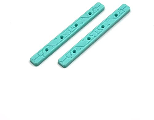 SPITBOARDS Fingerboard Board Rails Boardrails Set of 2 with Screws - Blue