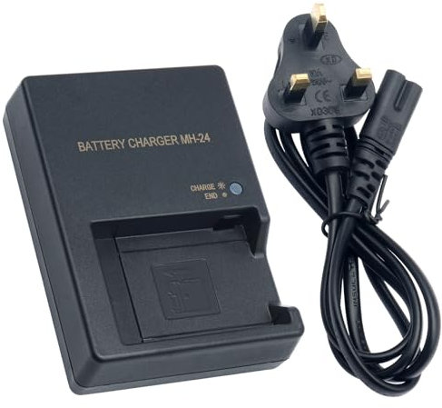 MH-24 Battery Quick Charger for Nikon: Compatible with EN-EL14 EN-EL14A Battery for Nikon D3100 D3500 D5100 D5200 D5300 D5500 D5600 D3200 D3300 D3400 Digital SLR Cameras Power Supply