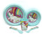 Set pappa bambini posate bicchieri piatti con personaggi (Unicorno)