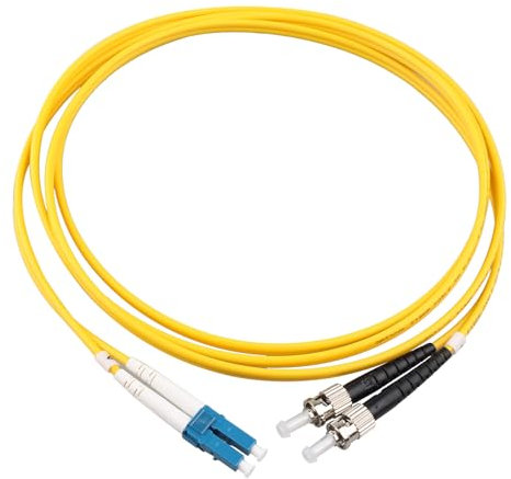 Jopto Cable de Fibra Óptica LC a ST OS2 Monomodo Duplex 9/125um LSZH para Instalaciones en Exteriores e Interiores (2M)