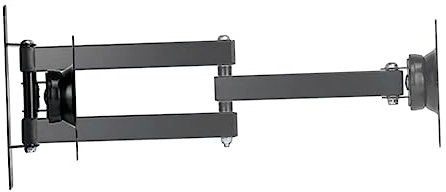 jojofuny Telaio Tv Per Monitor Led Da Supporto Da Parete Di Gradi Staffa Per Montaggio Parete Tv in Acciaio e Led