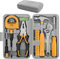 Hi-Spec 11pc Pink Womans Compact Crafts & Home DIY Repair Hand Tool Kit Set with Pliers, Cutters and Precision Screwdrivers for Ladies
