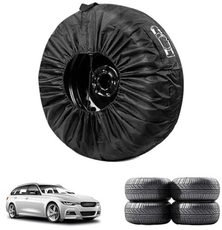 Reifenabdeckungen,Reifen Abdeckung,Reifentüten,Reifentaschen,Reserveradabdeckung,Reifenschutzhülle,Radschutzhülle für Durchmesser Von 66 cm,Wasserdichter Reifenschutz,fürAuto,Hochleistungs Stoff