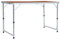 Xichuzi Klappbarer Campingtisch, Klapptisch, Camping Tisch, Tapeziertisch, Balkon Klapptisch, Beistelltisch, Campingmöbel, Aluminium 120 x 60 cm