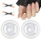 2 Pcs White Pearl Chrome Nail Powder Set - Mirror Effect Aurora Pearlescent Pigment for Glittery Holographic, Mermaid Pearl Aurora Dust Nail Jewelry