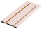 Lot de 7 panneaux muraux à lattes de couleur bois avec 20 crochets et étagères de rangement pour outils (60 x 15,5 cm)