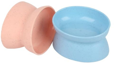 Happyyami 2st Haustiernapf Katzenbedarf Futternäpfe Für Haustiere Multi Katzennapf Erhöhter Wassernapf Für Katzen Kätzchen Gericht Katzenfutter Nass Katzennäpfe Hundenäpfe Futternapf Plastik