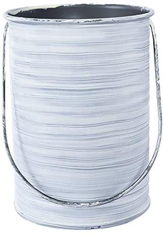 VINTORKY Eisenkunst Blumenvase Blumeneimer Für Garten Und Home Office Dekoration Geeignet Für Trockenpflanzen Und Kunstblumen