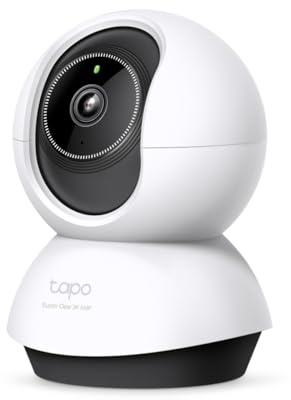 Tapo TC74 3K 5MP Pan/Tilt AI Home Security Wi-Fi Camera, AI Detection-Person, Pet, Vehicle, Baby Crying, Motion Tracking and Detection, Night Vision, Two-Way Audio Sound and Light Alarm