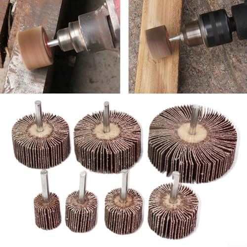 80 Grit Sanding Flap Wheel Disc for Electric Drill and Grinder Abrasive Grinding Tool for Metal and Non Metal Polishing (20mm)