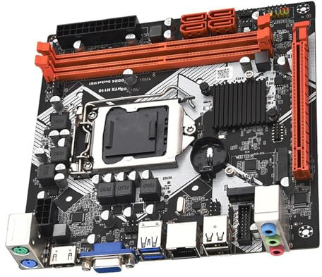 Carte mère pour processeur H110 LGA1151 2 mémoire DDR4 NVME carte mère de bureau pour accessoires PC de jeu
