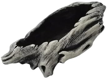 Asukohu Künstliches Treibholz Pflanzgefäß Skulptur Sukkulenten Blumentöpfe Imitation Holzflor Poröser Bonsais-Baum Pflanztöpfe Dekore Baumwurzel Übertopf