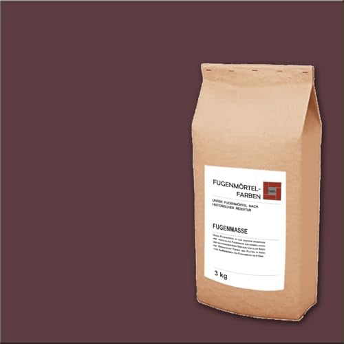 Fugenmörtel-Farben | 3kg | Einsetzbar für Fugen im Innen- und Außenbereich auf Wand- und Bodenflächen (Schokoladenbraun, 3kg)
