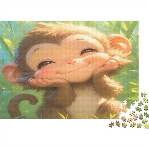 Cartoon Monkey Puzzle für Erwachsene 1000 Teile Puzzle Spiel Hand Auge Koordination Entspannung Familienspiel 52x38cm/1000pcs