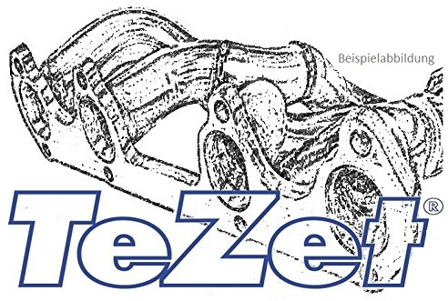 TeZet Fächerkrümmer - Nr. 10 C071TAR61 - Leistungssteigerung für Serien- oder Sportauspuff