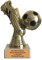 Larius Group Fußball Goldener Schuh Trophäe Fußballpokal Ehrenpreis mit Wunschtext