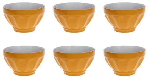 Secret de Gourmet - Lot de 6 Bols Colorama 60cl Jaune