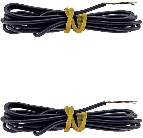 cyclingcolors 2 x Dynamo-Kabel für Fahrrad, 900 mm, elektrisches Kabel, Beleuchtung vorne hinten