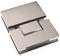 Backbayia 180 Grad Edelstahl Glastürscharnier Glastür Scharnier Duschtür Türband Türbeschlag für 8-12 mm Dicke Tür (2)