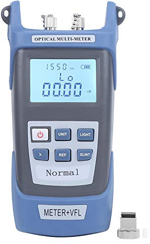 Misuratore di potenza in fibra ottica, tester per cavi in ​​fibra ottica portatile da 15 km Strumento a fibra ottica per localizzatore di guasti visivi