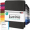 CelinaTex Jersey Topper Spannbettlaken Lucina Doppelpack 200x200-200x220cm schwarz 100% Baumwolle gekämmt bis 12cm Matratzenhöhe Spannbettbezug, Leintuch, Bettlaken, elastisch, Strech, Oeko-Tex