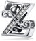 Lorrifal Solid 925 Sterling Silber Brief Initial Z Charm Pandora Europäische Armband Halskette Frauen Mädchen Schmuck Geschenk