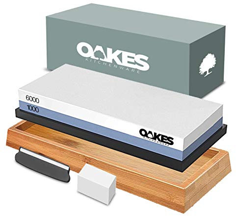 Whetstone 1000/6000 grit – Medium/fine– Oakes Sharpening Stone Gift Pack