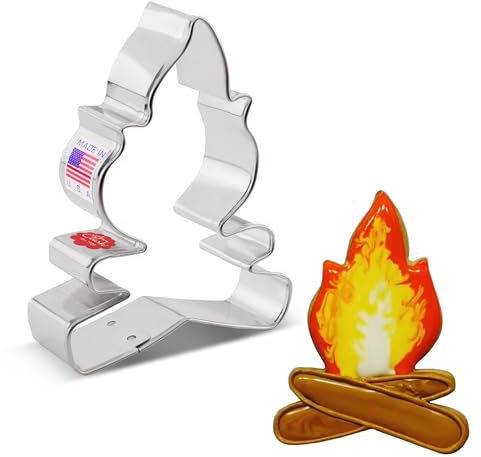 Keksausstecher Lagerfeuer - 10,2 cm - Ausstechformen von Ann Clark USA