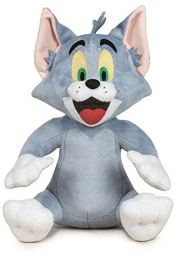 SEGA Tom und Jerry Plüschtier, 28 cm, grau und weiß, für alle Altersgruppen