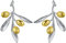 ✦ Geschenke für Frauen ✦Springlight Ohrringe Silber 925 Ohrstecker Olivenblätter Zweig Früchte Ungewöhnliche Ohrringe Handgemachte Schmuck Damen Jugendweihe Geschenke Mädchen.