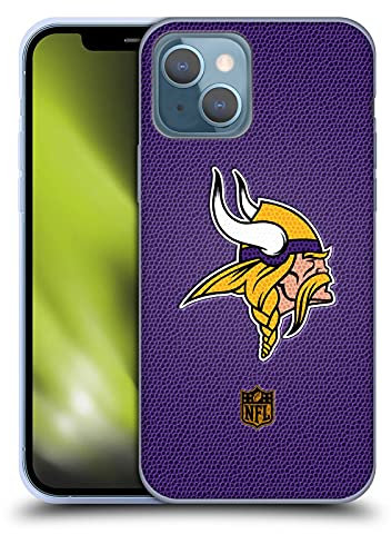 Head Case Designs Licenciado Oficialmente NFL Fútbol Logotipo de Minnesota Vikings Caso Funda de Gel Suave Compatible con Apple iPhone 13