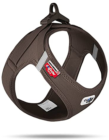Vest Harness curli Clasp Air-Mesh Brown L