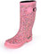 Regenliebe Bottes en caoutchouc pour femme - Motif floral, Rose, 38 EU