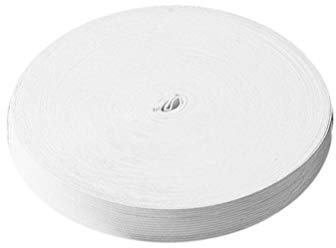 Milisten 1 Rolle 42 Weiße Haargummis Stretchband Nähen Elastisches Bandseil Elastischer Gürtel Material Kleidung Stretchbänder Bund Nähen Gummiband Nähen Stretch-nähband Häkeln Ohrringe
