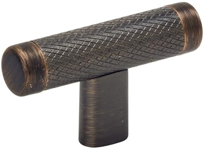Amerock | Kitchen Cabinet Knob | Oil Rubbed Bronze | 2-5/8 in (67 mm) | Bronx | 1 Pack | Furniture Hardware | Bathroom Drawer Knob| Dresser Drawer Handle | Cabinet Pull