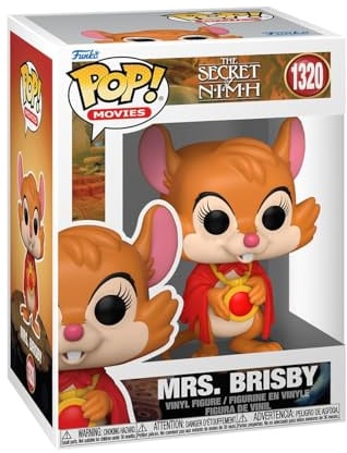 Funko POP! Secret of NIMH - Mrs. Brisby | Offizielles Cartoon/Animation Merch - Vinyl Sammelfigur als Regal Deko - Geschenkidee zum Geburtstag für Fans und Sammler