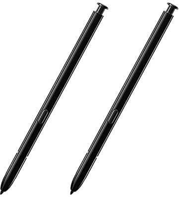 Lot de 2 Stylets de Rechange pour Samsung Galaxy Note 20/Note 20 Ultra S sans Bluetooth (Noir)