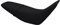Sitzbankbezug kompatibel mit Honda FMX 650 2005-2007 schwarz mit schwarzen Nähten
